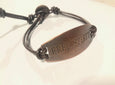 Free Spirit Bracelet, Boho Bracelet, Leather Cord Bracelet