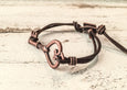 Boho Key Bracelet, Leather Bracelet B029