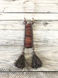 Boho Tribal Tassel Native Breastplate Necklace