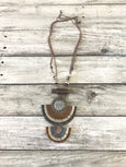Bohemian Leather Fringe Gypsy Necklace