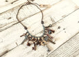 Boho Key Necklace, Boho Charm Vintage Necklace, Key Lover Message Necklace, Skeleton Stamped Key Necklace, N056