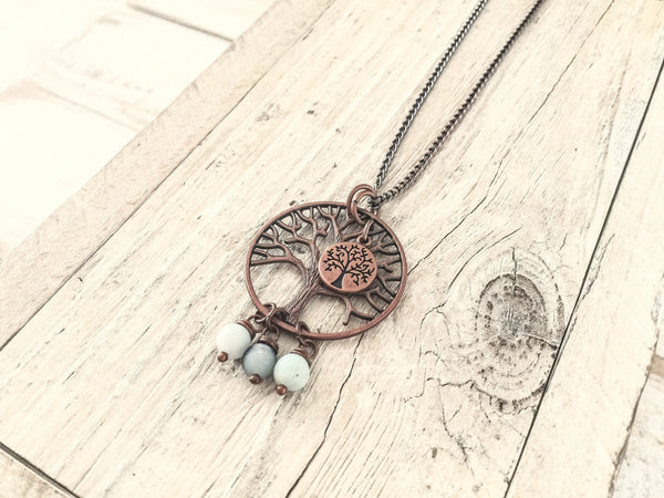 Tree of Life Necklace, Tree Lover  Necklace, Family Tree Necklace, Boho Tree Pendant, Mothers Gift, Spiritual Tree Necklace, N190
