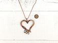 Heart Amazonite Stone Boho Necklace