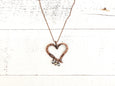 Heart Amazonite Stone Boho Necklace