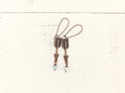 Arrow Amazonite Tribal Boho Earrings
