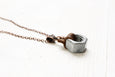 Industrial Nut Bolt Necklace - Mechanic Steampunk Thread Leather Screw Hexagonal Couple Hardware Pendant Unisex Gift for Men Women Jewelry