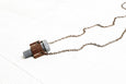 Industrial Nut Bolt Necklace - Mechanic Steampunk Thread Leather Screw Hexagonal Hardware Pendant Unisex Gift for Men Women Couple Jewelry