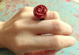 Boho Rose Ring, Pearl Rose Ring